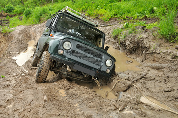 stuck in the mud truck © Evgenii