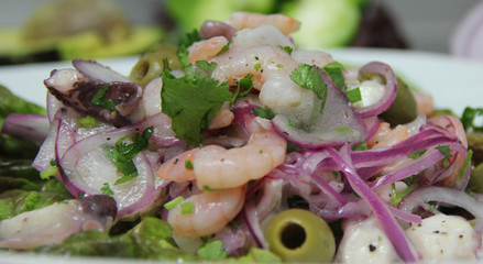 Ceviche mixto gourmet