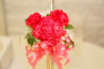 ウエディングケーキ入刀