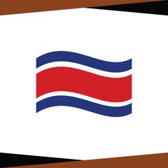 Flag of Costa Rica Logo icon