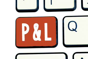 Writing note showing P and L. Business photo showcasing primary financial statements to assess...