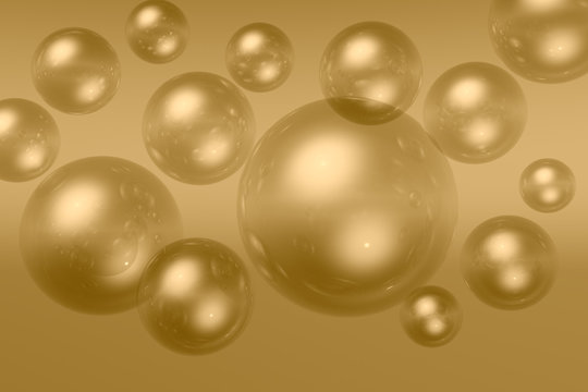 transparent flying balls