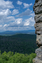 Views of the Adirondack from the top of a mountain