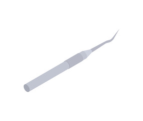 Dental Probe isolated. Dentist treatment. Dentistry Vector illustration