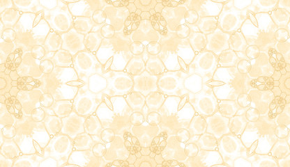 Yellow seamless pattern. Attractive delicate soap 