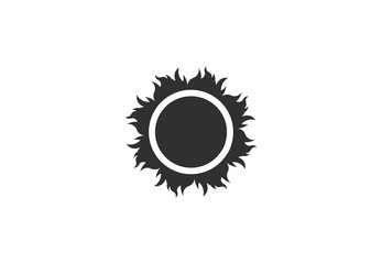 Abstract sun vector icon