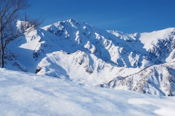 Fototapeta na wymiar Hakuba / Mt. Shirouma ~ winter season