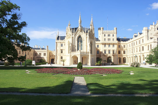 Lednice Castle in Czech Republic