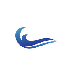 Fototapeta na wymiar Wave Logo Design