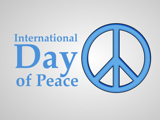 illustration of elements of World Peace Day Background