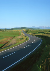 Carretera camino asfalto