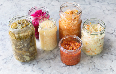 Fermented preserved vegetables