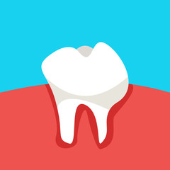 Tooth icon.Vector illustration.