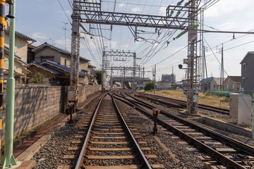 Fototapeta na wymiar Train in Japan