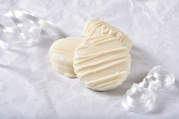 Gourmet white chocolate cookies