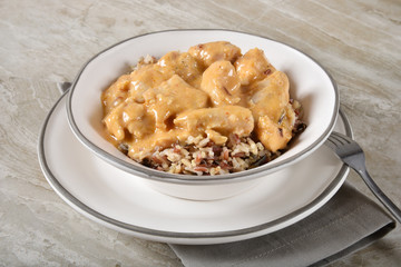 Coconut Curry Chicken with Rice and Quinoa