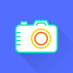 Photo - vector icon.