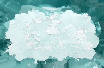 Abstract oil painting background. Digital color illustration.