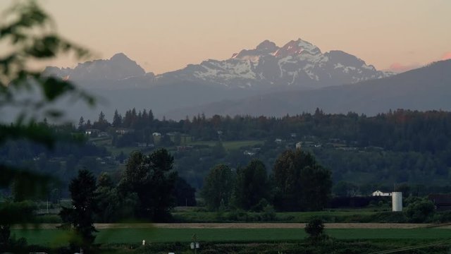 Rural Mountain Background of Snohomish Countryside