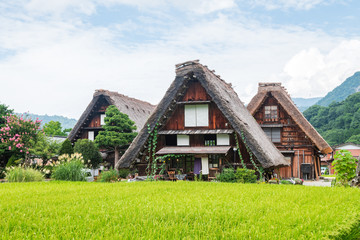 traditional Japanese village at shirakawago, Japan