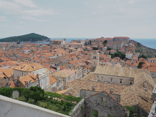 Fototapeta na wymiar View of Dubrovnik old town