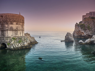 Sunset in Dubrovnik Old Town King's Landing, Croatia