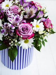 Bouquet of pink flowers