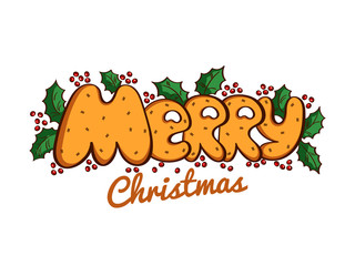 Lettering Merry Christmas