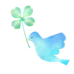 青い鳥のイラスト