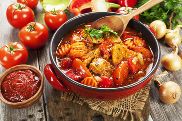 Meat stew with vegetables