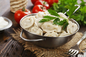 Dumplings in the pot