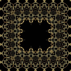 Копия квадрат рамка из узоров шаблон.