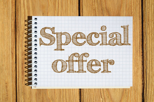 Composite image of digital image Of Special offer text
