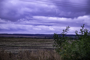 Obraz premium the magnificent nature of Russia. Mountains and fields, the farther from cities the more colors