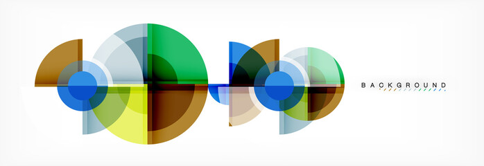 Obraz premium Circle abstract background