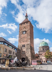 Nürnberg Weißer Turm, Ludwigsplatz Ehebrunnen