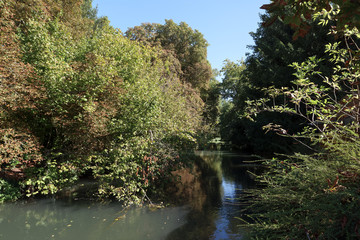 Epte river in Normandy
