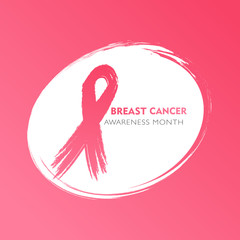  Breast Cancer Awareness Ribbon Background