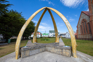 Fototapeta premium old fisher village n Antarctica