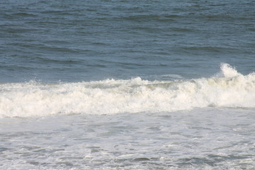 waves on beach