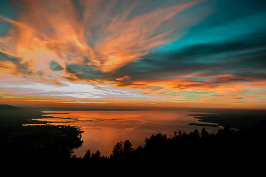 Bodensee Sonnenuntergang