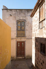 Fototapeta premium Beautiful street with typical houses in 