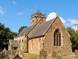 Fototapeta premium Saint John the Baptist Church in Lea Marston, UK.