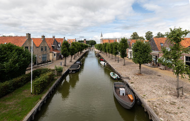 canal with medieval houses