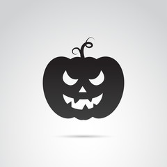 Pumpkin vector icon.