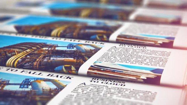 Printing newspapers in typography
