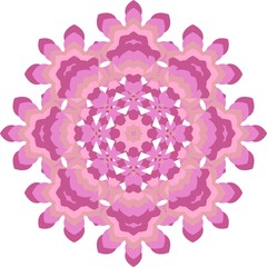 Abstract floral graphic pattern