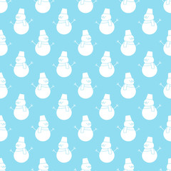 Vector Christmas seamless pattern. Seamless pattern with white s