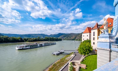 Deurstickers Dürnstein aan de Donau © Comofoto