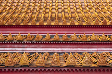 Decoration in wat Benjamaborpit or marble temple in Bangkok, Thailand.